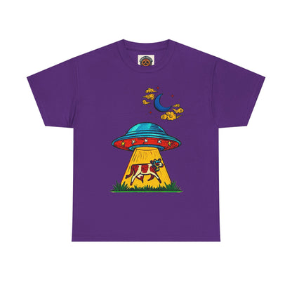 Alien UFO Cow Abduction T-Shirt