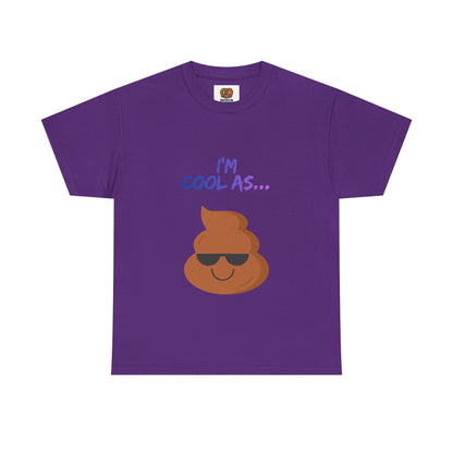 Cool Poop Emoji T-Shirt — "I’m Cool As..." Novelty Tee