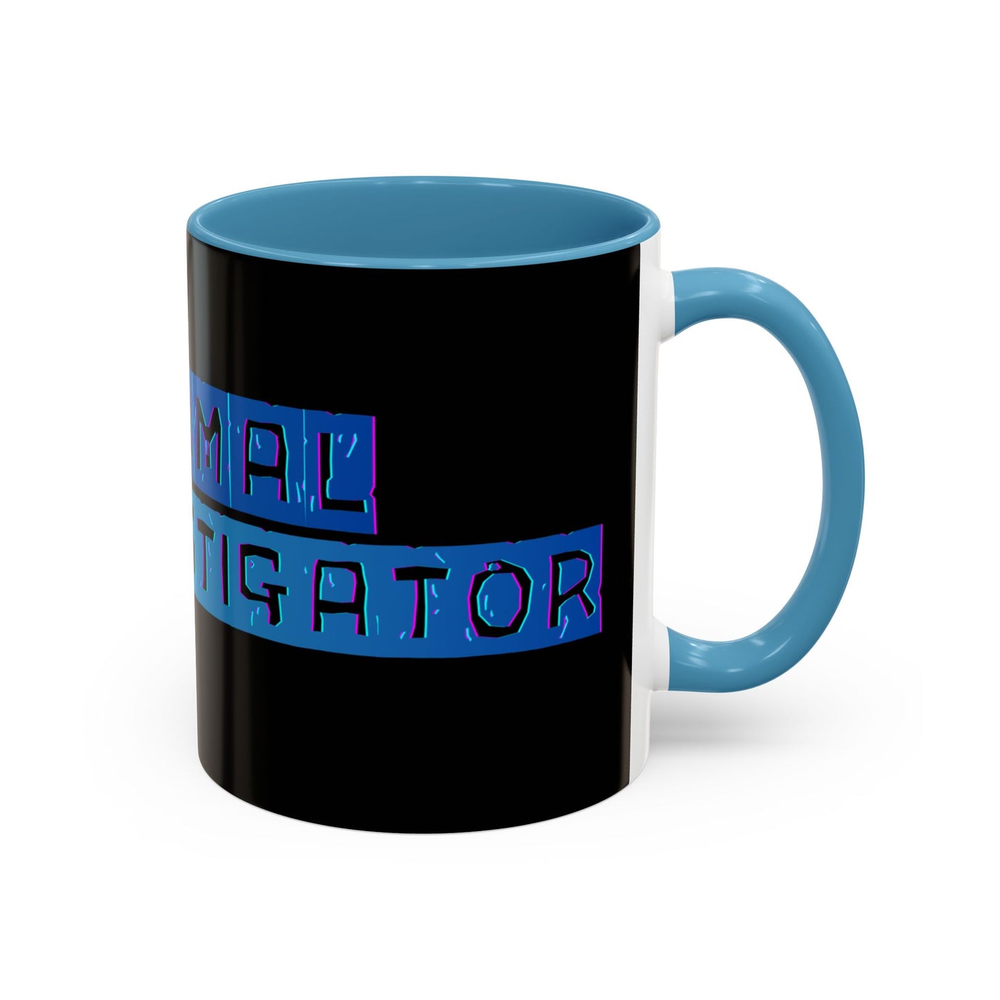 Paranormal Investigator Accent Coffee Mug – Blue Ribbon Design (11/15oz)