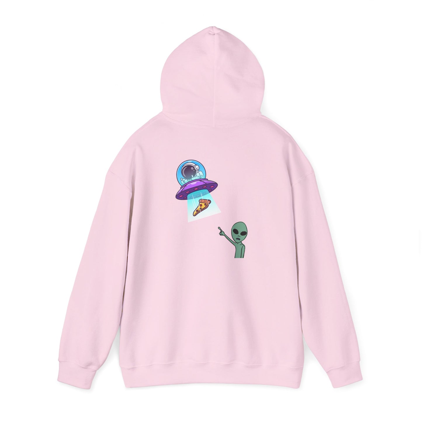 Alien UFO Hoodie — Cute Alien Abduction Graphic Pullover