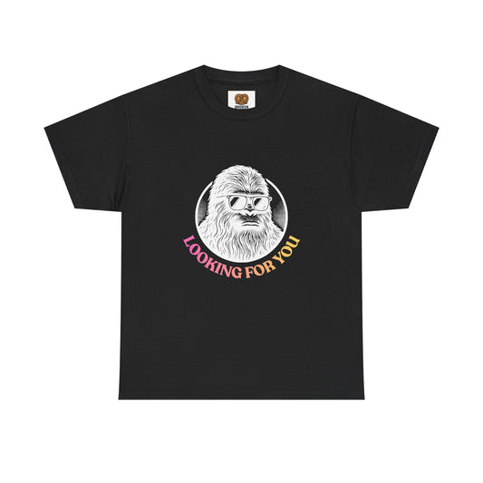 Looking For You Sasquatch T-Shirt — Retro Bigfoot Graphic Tee