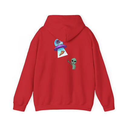 Alien UFO Hoodie — Cute Alien Abduction Graphic Pullover