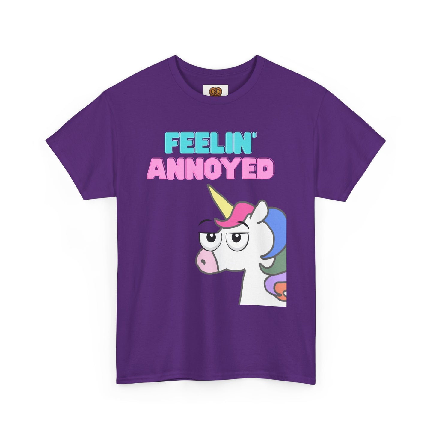 Feelin' Annoyed Unicorn T-Shirt — Funny Cute Graphic Tee for Sarcastic Gifts