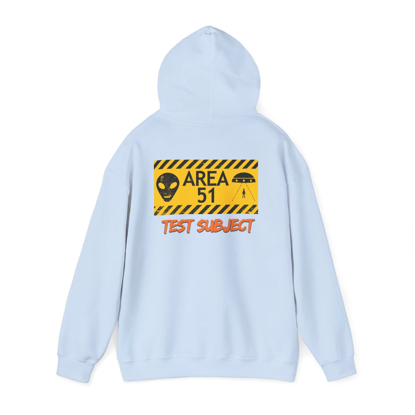 Area 51 Test Subject Hoodie — Alien Graphic Hooded Sweatshirt