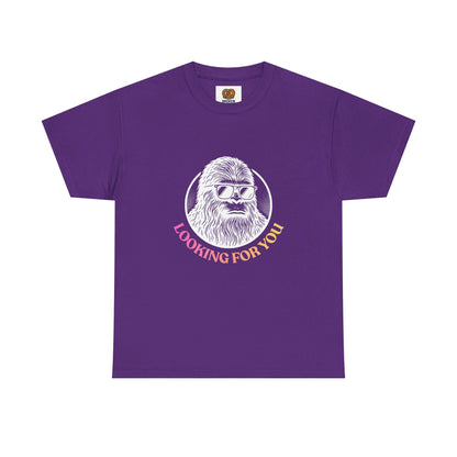 Looking For You Sasquatch T-Shirt — Retro Bigfoot Graphic Tee