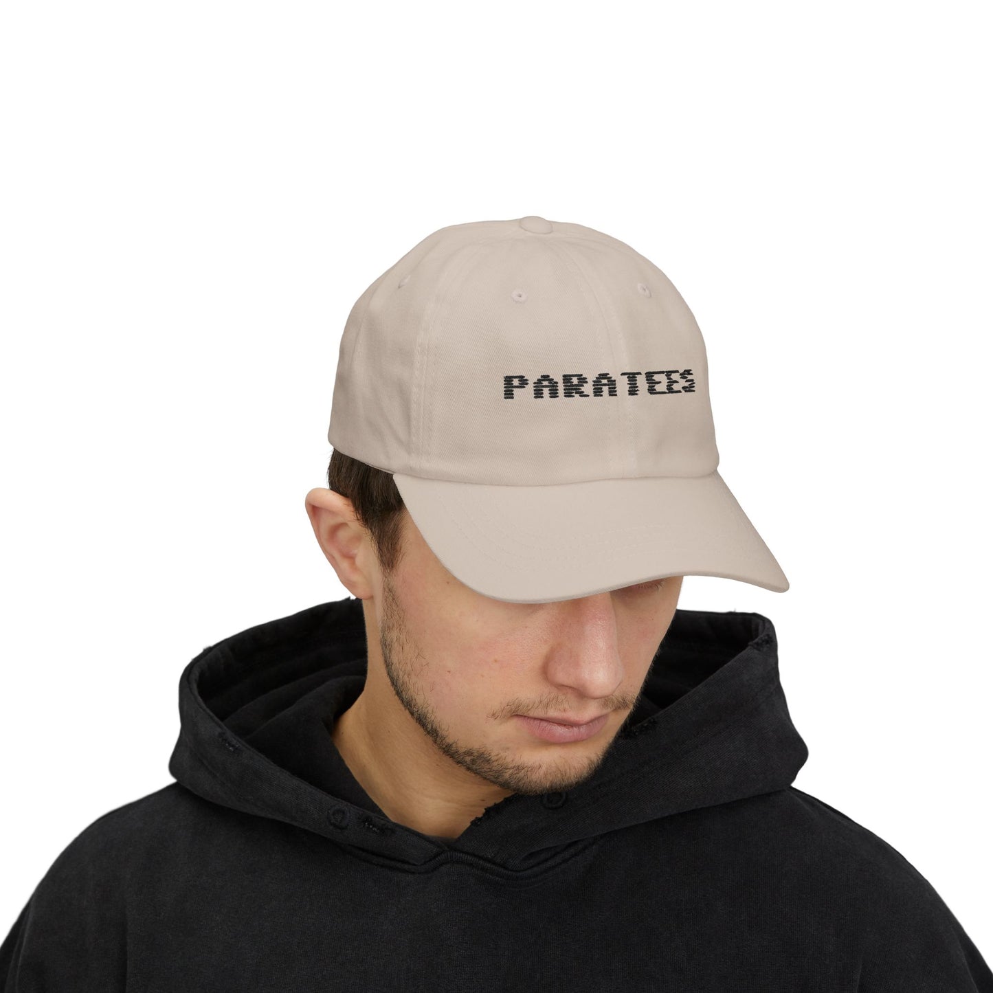 Paratees Dad Cap — Minimalist Embroidered Logo Baseball Hat