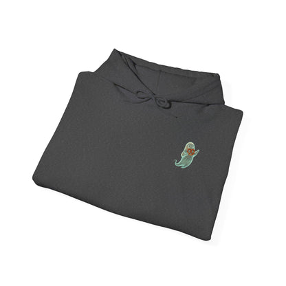 Alien UFO Abduction Hoodie — Colorful Retro Spaceship Graphic