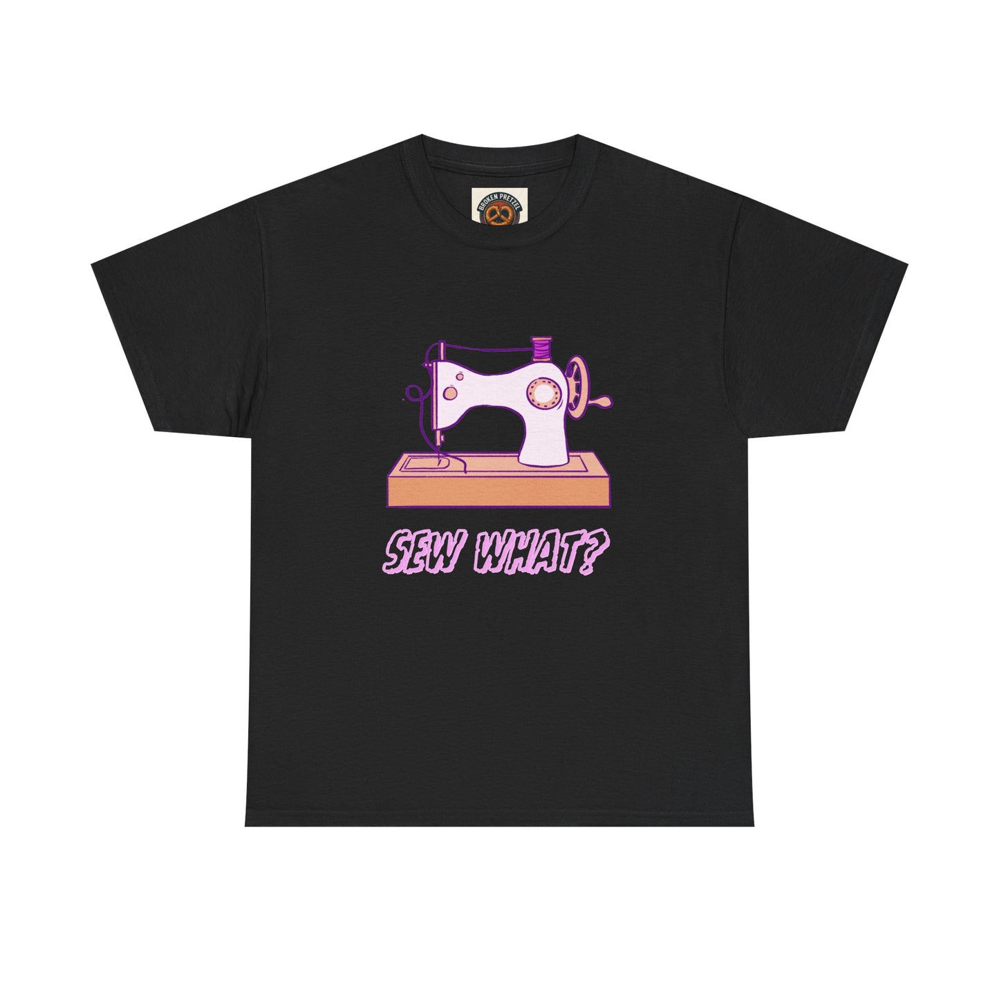 Sew What? Vintage Sewing Machine Tee — Funny Sewing Gift