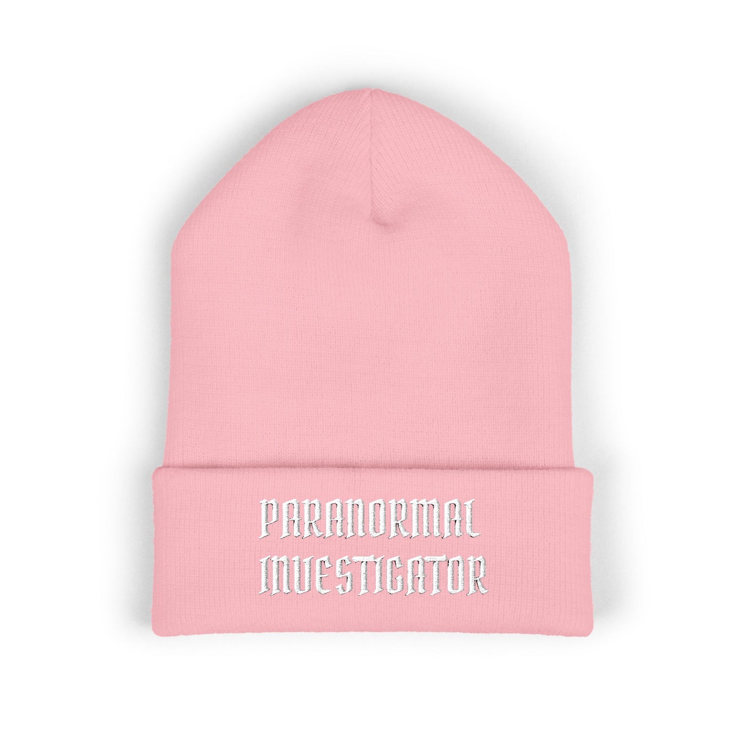Paranormal Investigator Embroidered Beanie