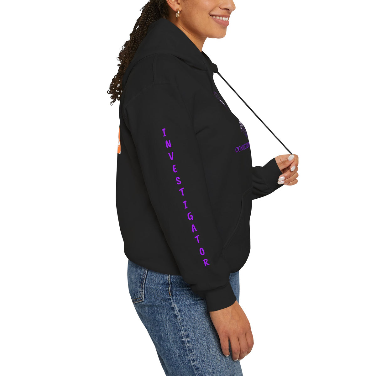 Paranormal Hoodie - "Para-Tees" Ouija Board New Board Who Dis? Ghost Investigators Pullover