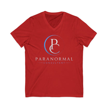 Paranormal Consultant V-Neck Tee — 'Paranormal Consultant' Logo Shirt