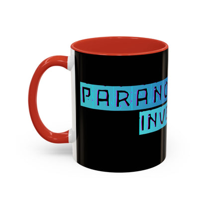 Paranormal Investigator Accent Coffee Mug – Blue Ribbon Design (11/15oz)