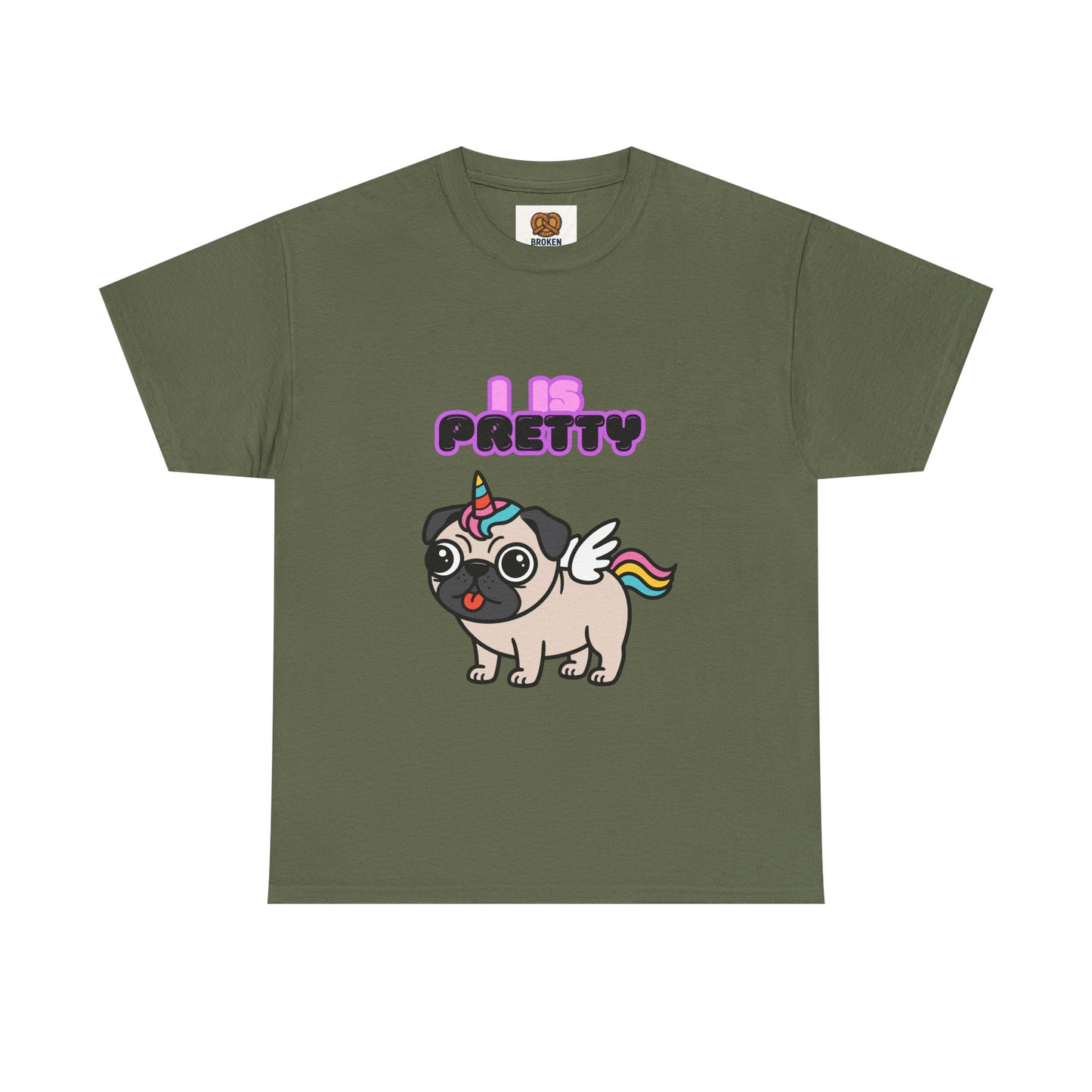 Pugicorn "I Is Pretty" Tee