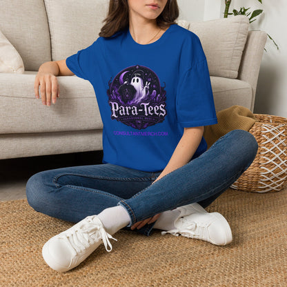 T-Shirt — Para-Tees Purple Ghost Paranormal Graphic Tee