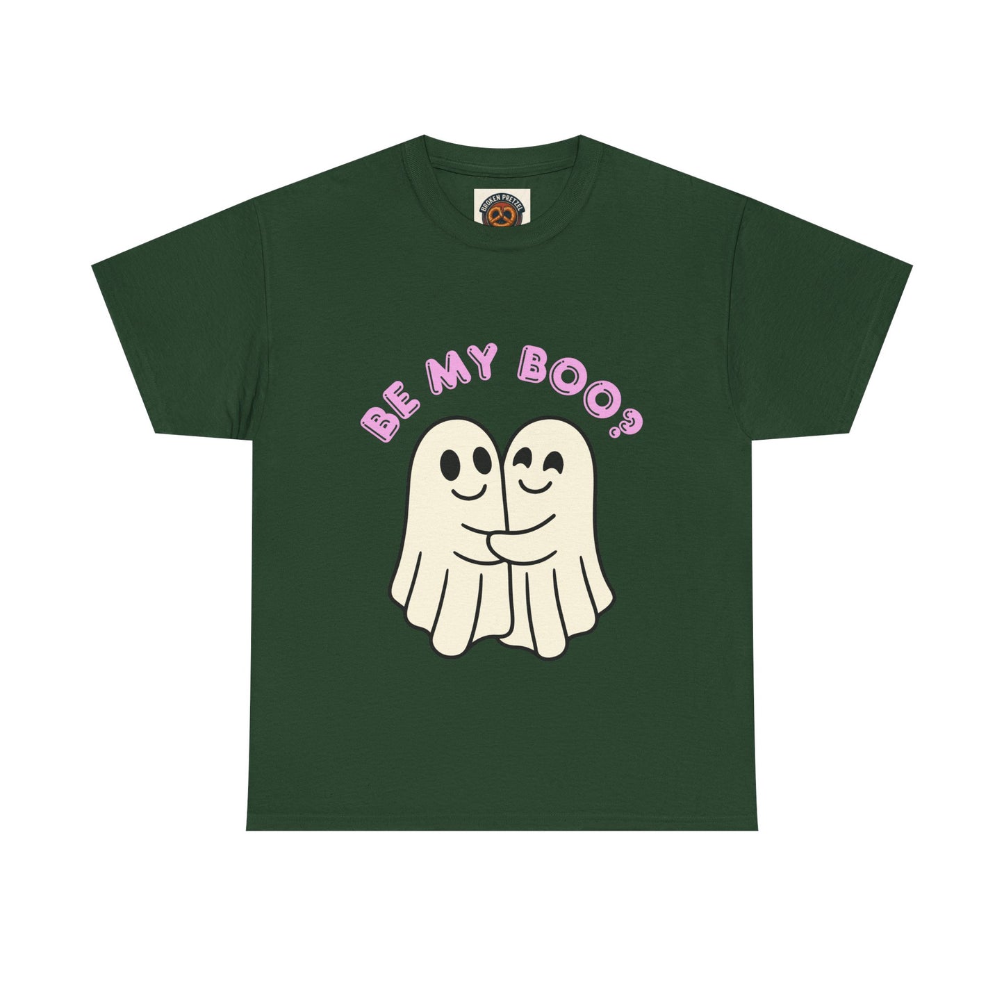 Be My Boo? Ghost Couple Tee — Cute Halloween Couples T‑Shirt