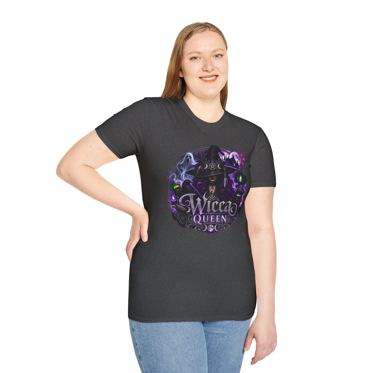 Wiccan Queen T-Shirt — Gothic Witch Graphic Tee
