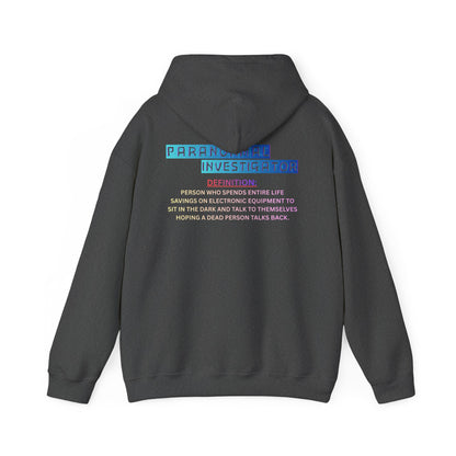 Paranormal Investigator Hoodie — Funny Ghost Hunting Definition Pullover