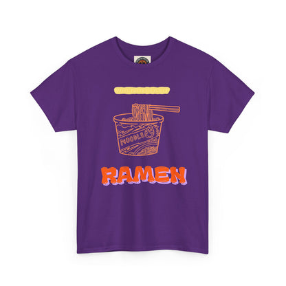 Ramen Cup Graphic Tee – Retro Noodle Illustration Casual T-Shirt
