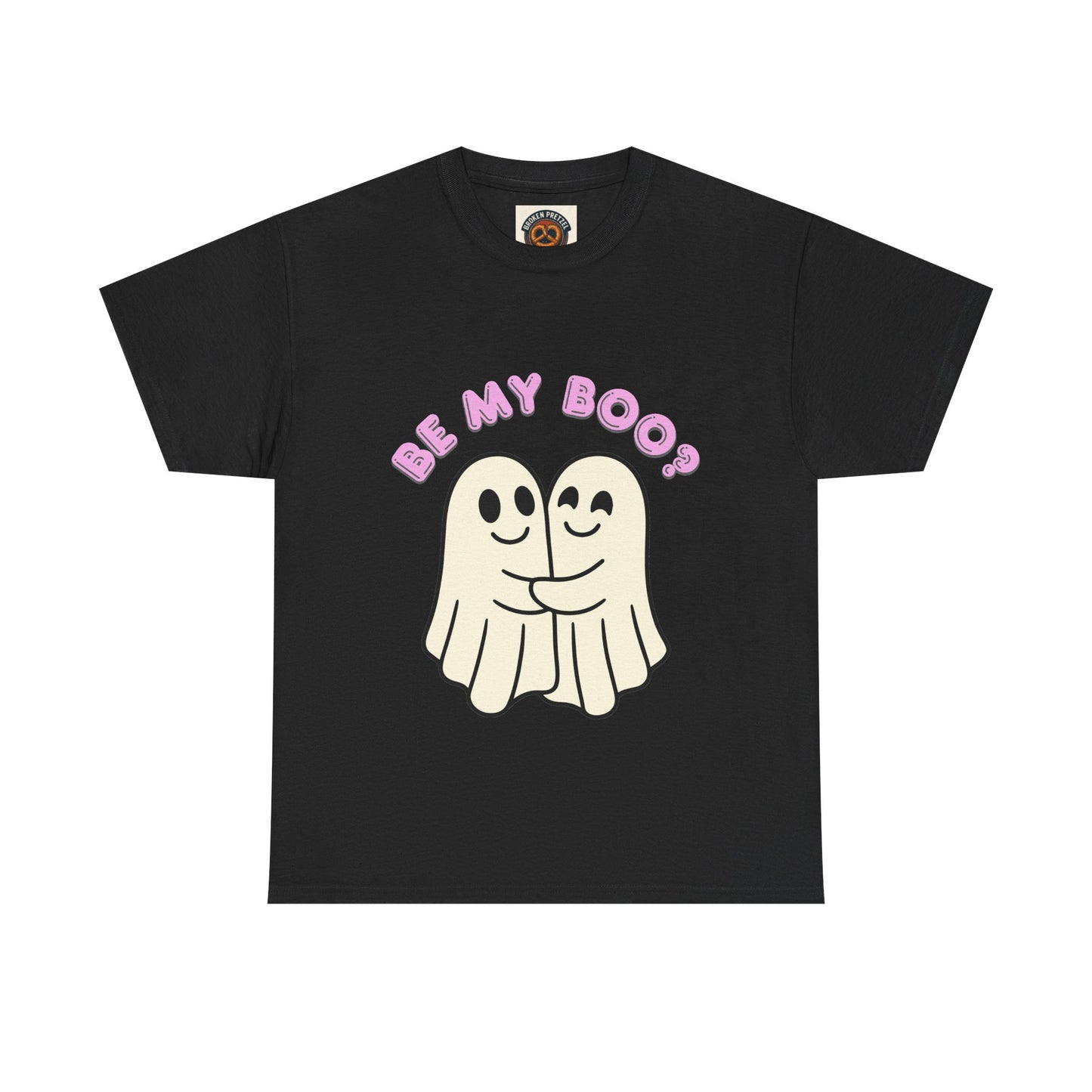 Be My Boo? Ghost Couple Tee — Cute Halloween Couples T‑Shirt