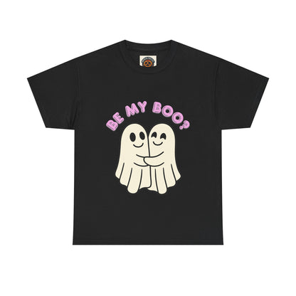 Be My Boo? Ghost Couple Tee — Cute Halloween Couples T‑Shirt
