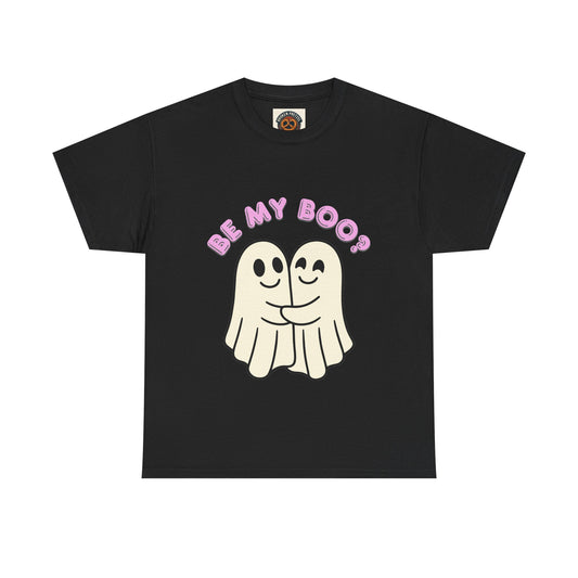 Be My Boo? Ghost Couple Tee — Cute Halloween Couples T‑Shirt