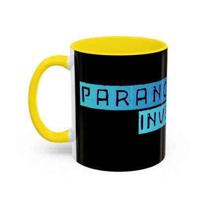 Paranormal Investigator Accent Coffee Mug – Blue Ribbon Design (11/15oz)