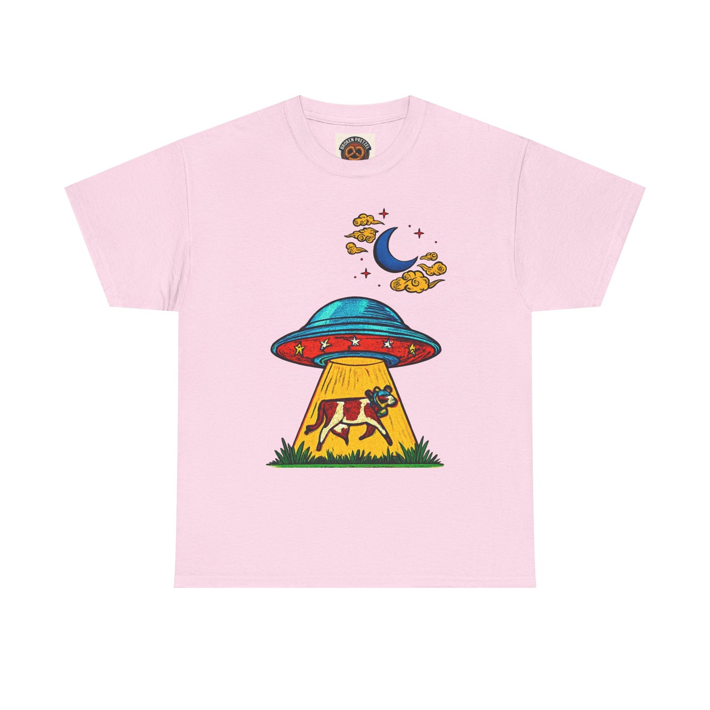 Alien UFO Cow Abduction T-Shirt