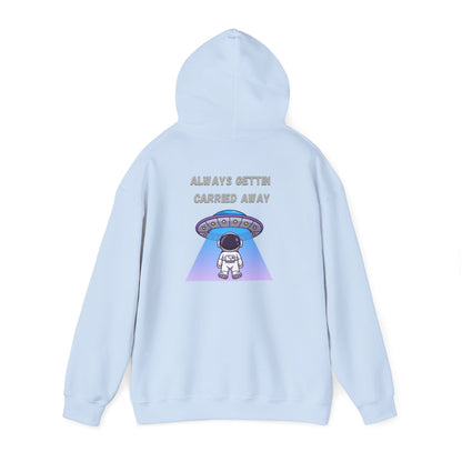 Astronaut UFO Hoodie — "Carried Away" Space Abduction Sweatshirt