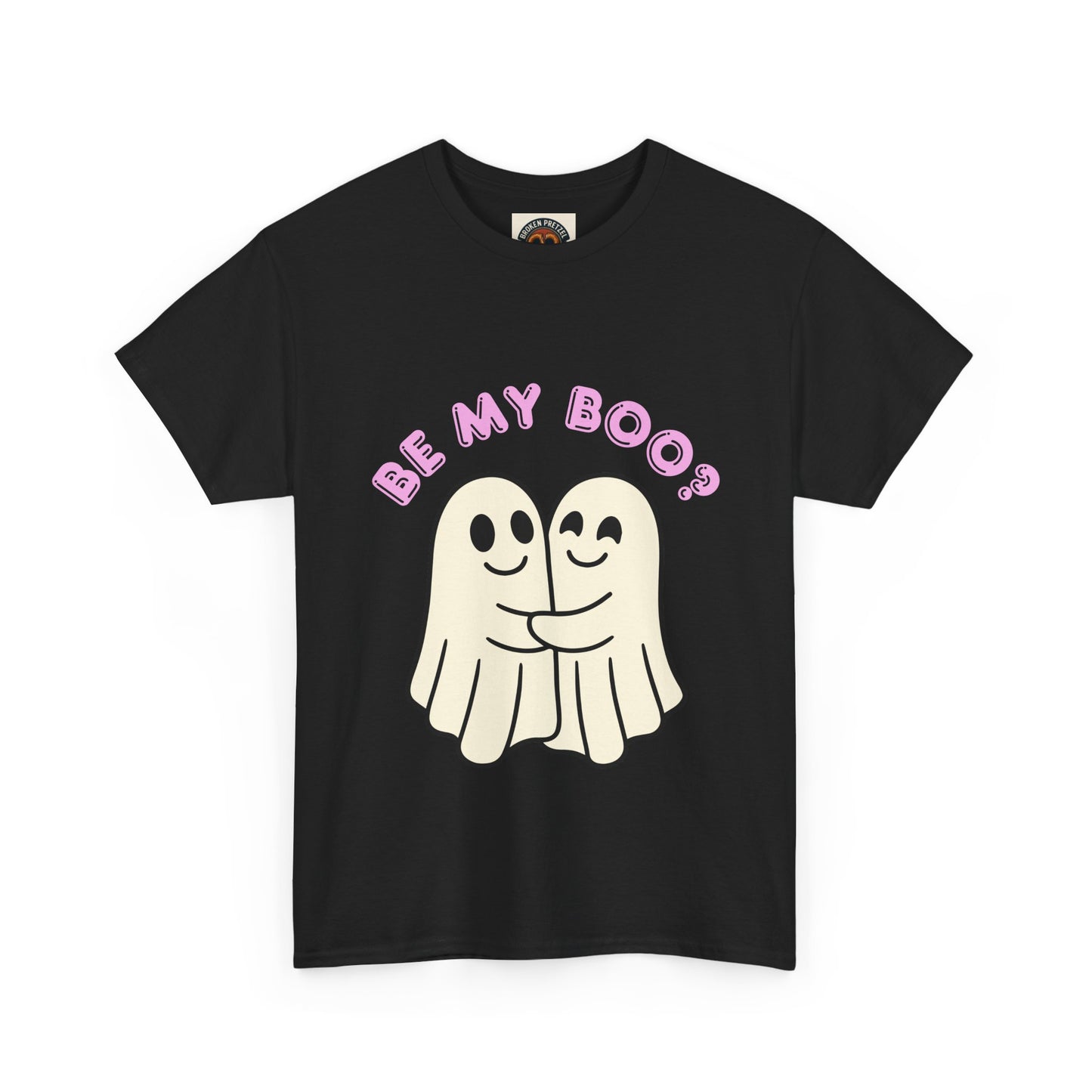Be My Boo? Ghost Couple Tee — Cute Halloween Couples T‑Shirt