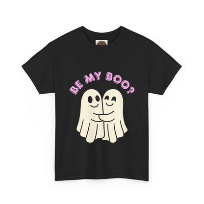 Be My Boo? Ghost Couple Tee — Cute Halloween Couples T‑Shirt