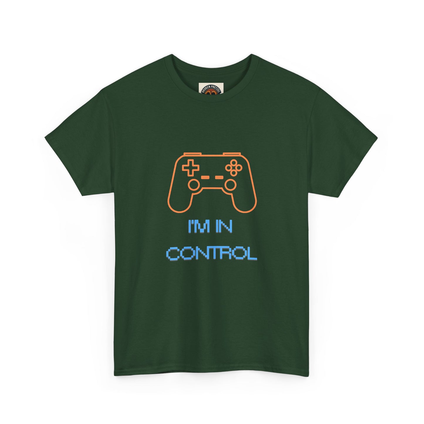 Gamer Controller Tee — "I'm In Control" Retro Neon Video Game T‑Shirt