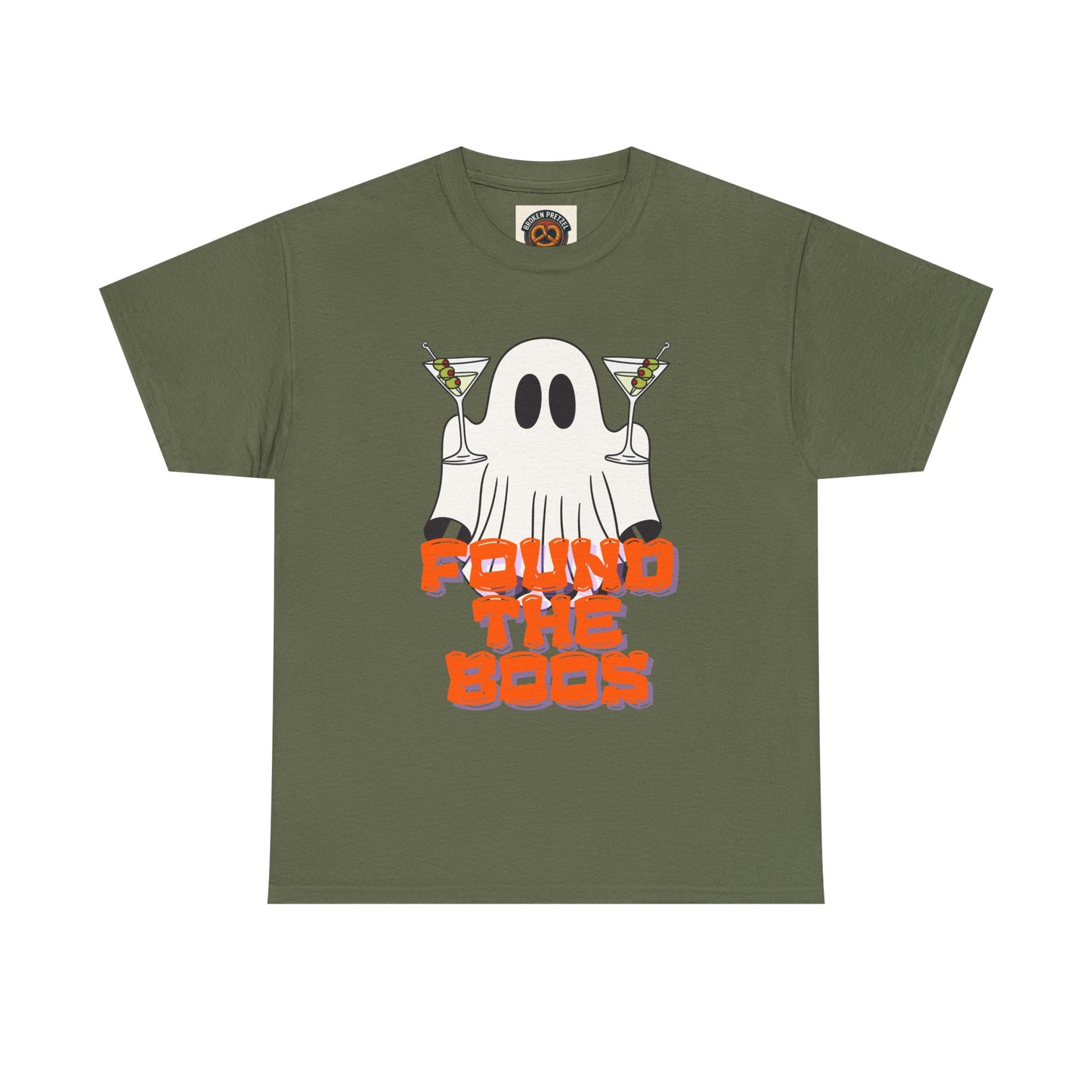 Found the Boos Ghost Tee — Funny Halloween Martini Party T-Shirt