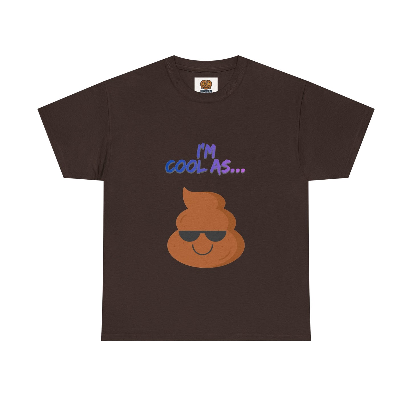 Cool Poop Emoji T-Shirt — "I’m Cool As..." Novelty Tee