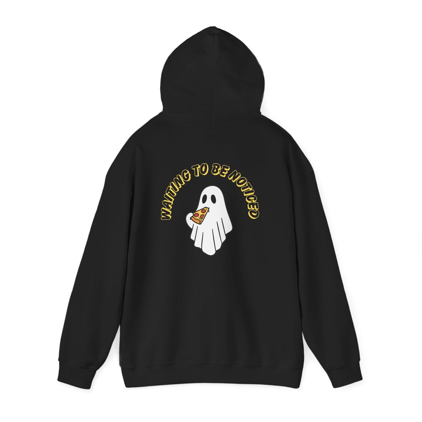 Ghost Eating Pizza Hoodie — Walking Is Overrated Graphic Sweatshirt