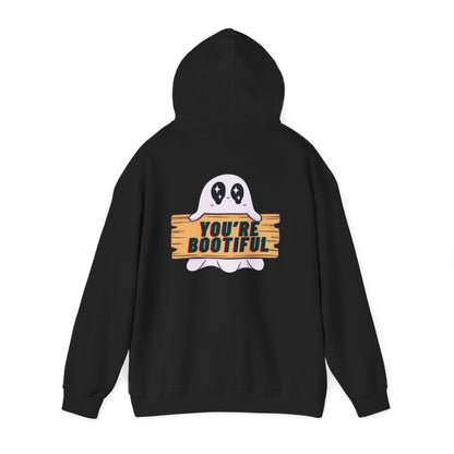 You're Bootiful Ghost Hoodie — Cute Halloween Pullover for Kids & Adults