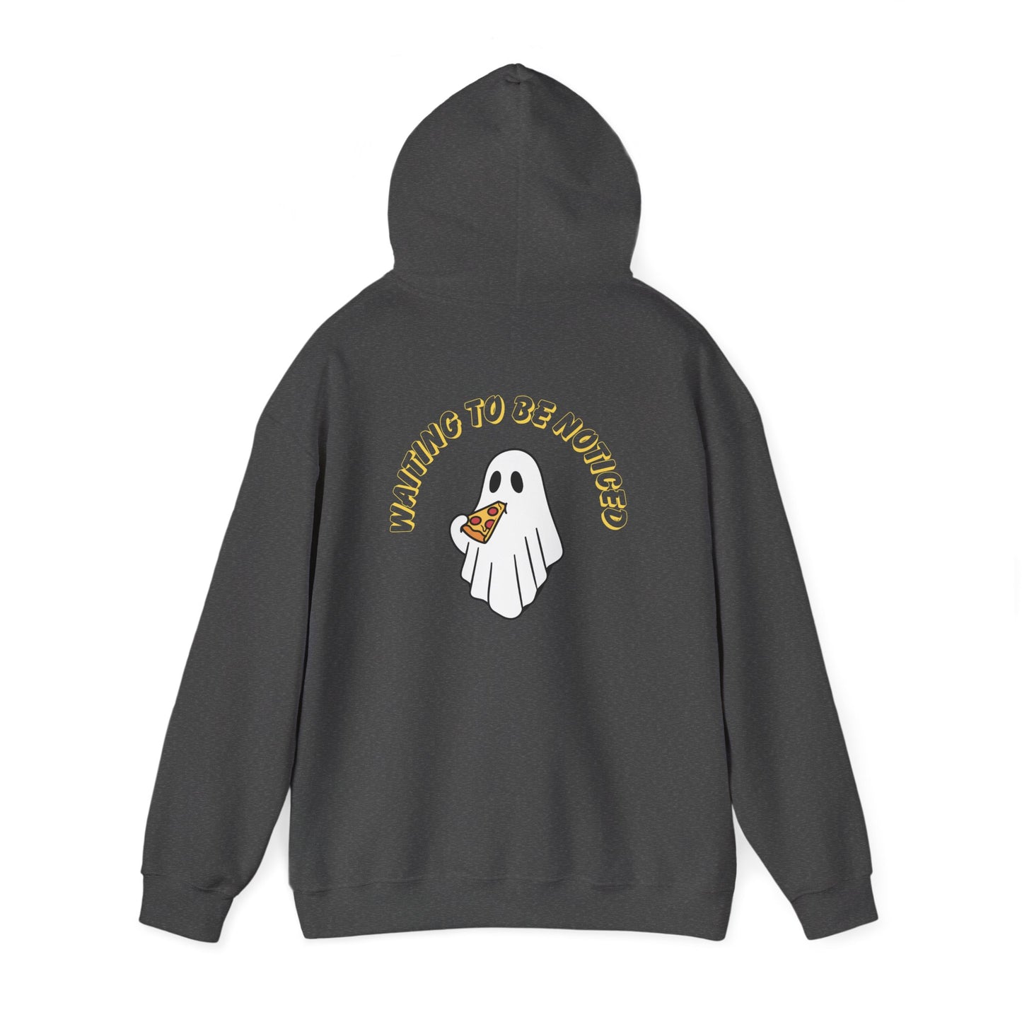 Ghost Eating Pizza Hoodie — Walking Is Overrated Graphic Sweatshirt