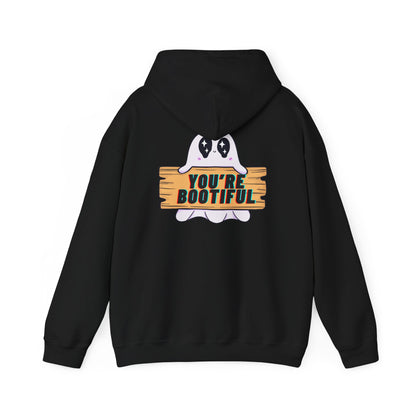 You're Bootiful Ghost Hoodie — Cute Halloween Pullover for Kids & Adults