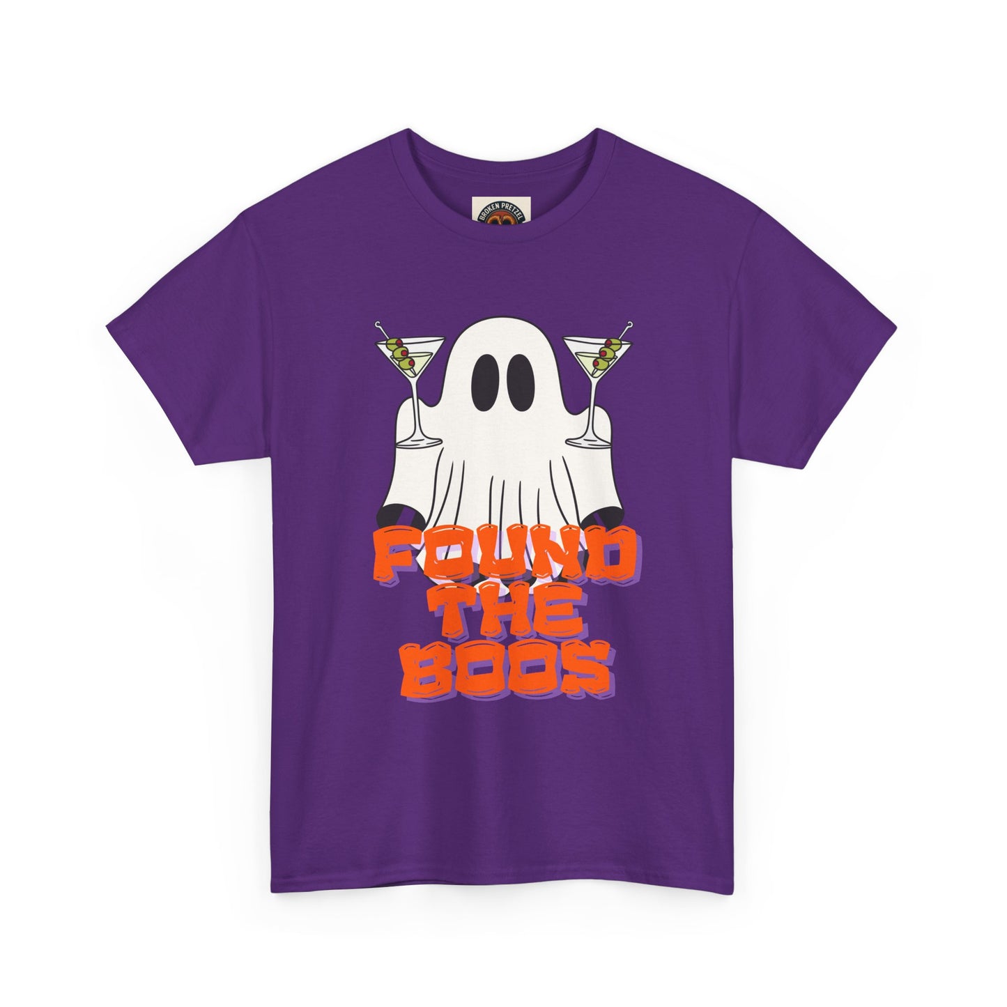 Found the Boos Ghost Tee — Funny Halloween Martini Party T-Shirt
