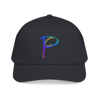 P Rainbow Gradient 'P' Embroidered Baseball Cap