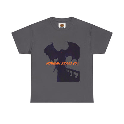 Mothman Judges You T‑Shirt — Cryptid Silhouette Graphic Tee