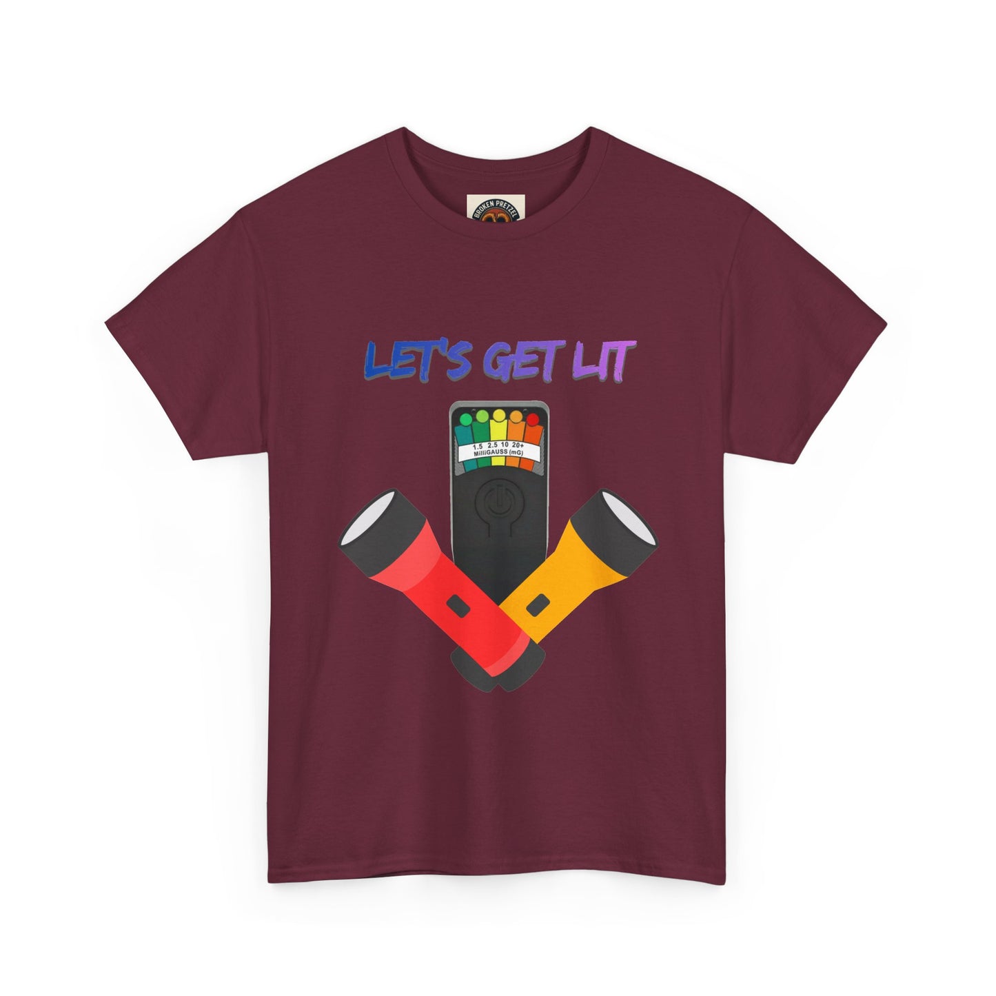 Let's Get Lit Flashlight Ghost Hunting T-Shirt