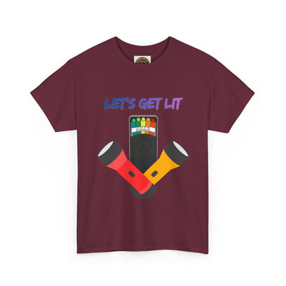 Let's Get Lit Flashlight Ghost Hunting T-Shirt