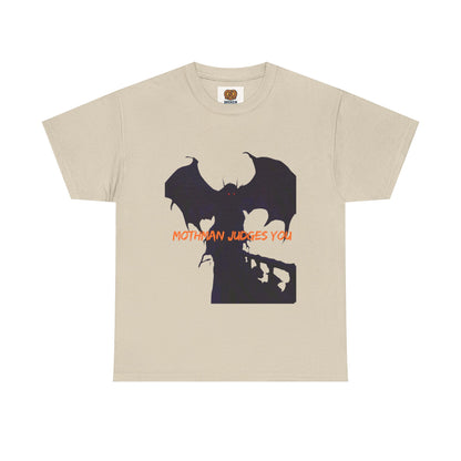 Mothman Judges You T‑Shirt — Cryptid Silhouette Graphic Tee