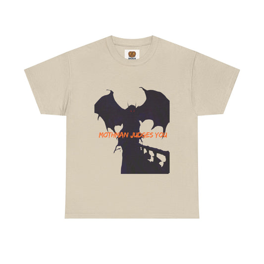 Mothman Judges You T‑Shirt — Cryptid Silhouette Graphic Tee