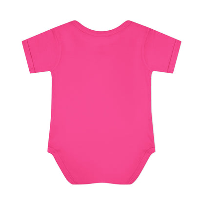 Infant Bodysuit - "Spooky & Cute" Halloween Baby Onesie (Orange)