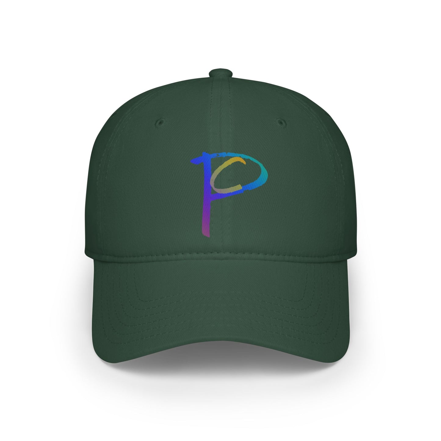 Low Profile Baseball Cap — Colorful Paranormal Consultant Logo Dad Hat, Casual Streetwear Cap