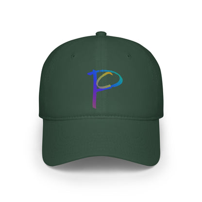 Low Profile Baseball Cap — Colorful Paranormal Consultant Logo Dad Hat, Casual Streetwear Cap