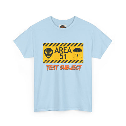 Area 51 Test Subject T-Shirt — Alien Warning Graphic Tee