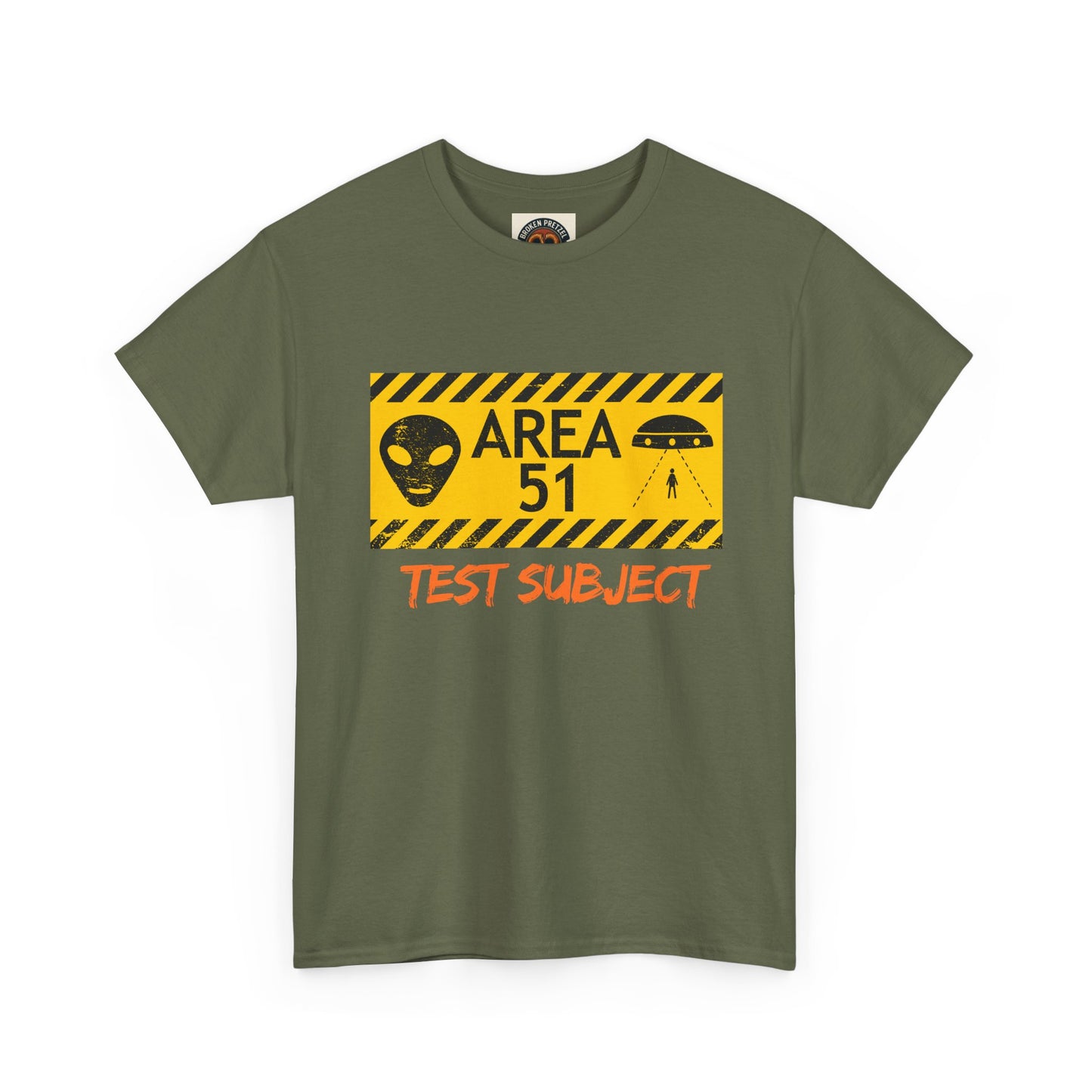 Area 51 Test Subject T-Shirt — Alien Warning Graphic Tee