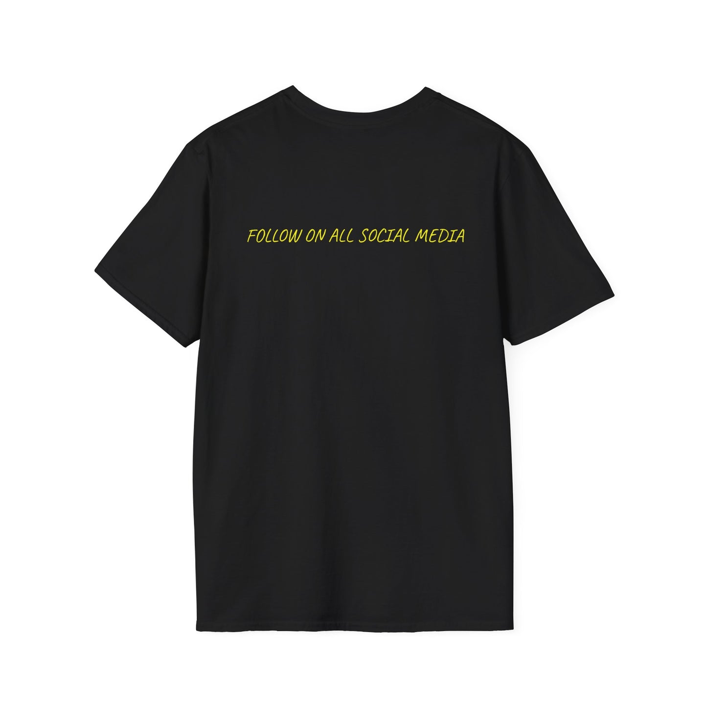 Paranormal Consultant Logo T-Shirt — 'Follow on All Social Media' Back Tee